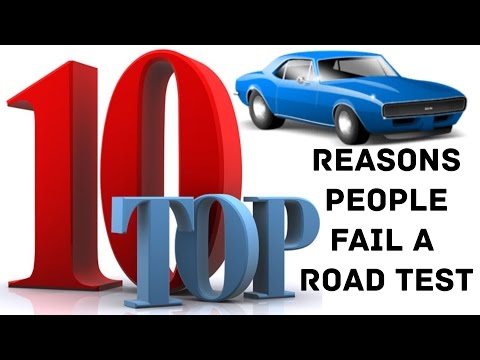 10 Reasons People Fail Their Driving Test